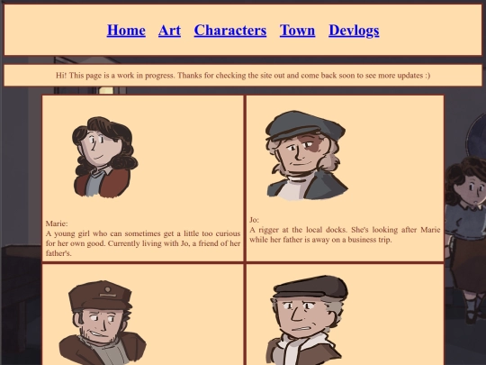 CharactersPage/characters screenshot