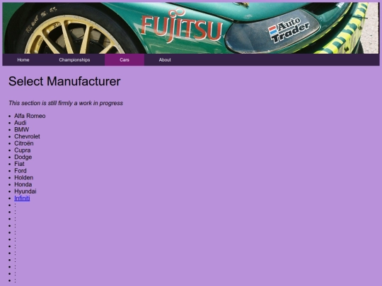 cars screenshot