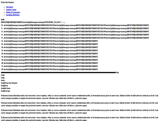pirataone/pirataone-regular-demo screenshot