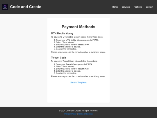 Payment screenshot
