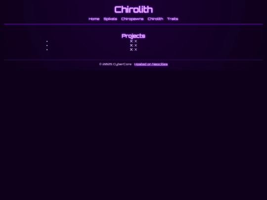 chirolith screenshot