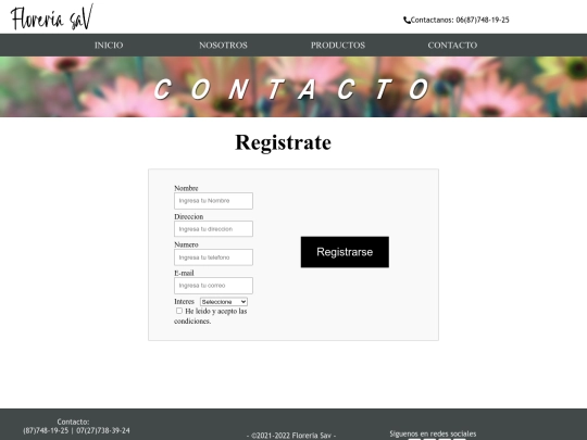 contactos screenshot