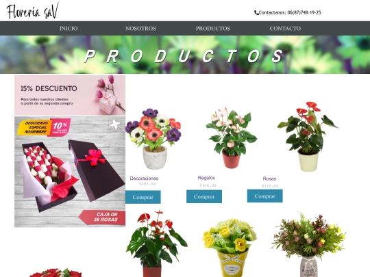 productos screenshot