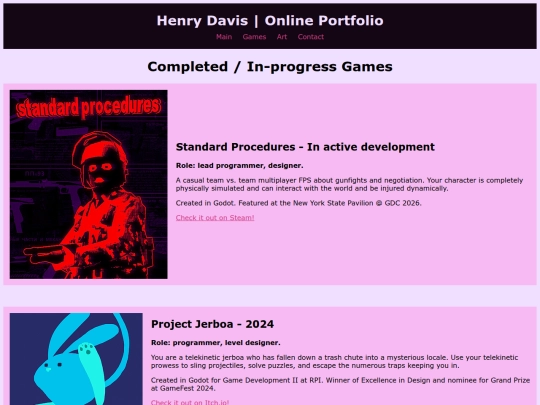 games screenshot
