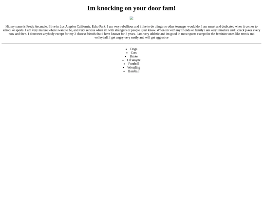 index screenshot