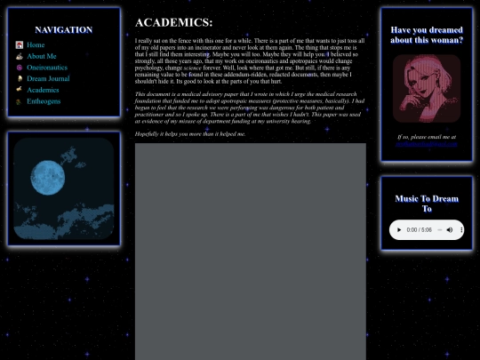 academics screenshot