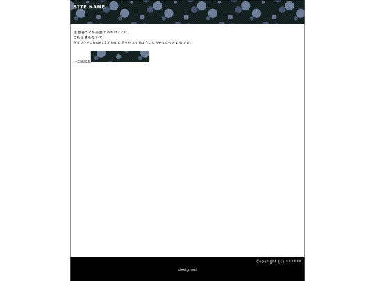 Default Template items screenshot