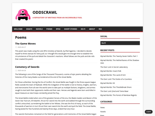 poems/page/1 screenshot