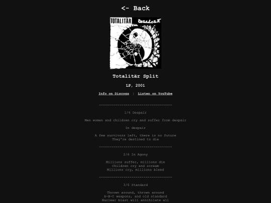 disclose/totalitarsplit screenshot