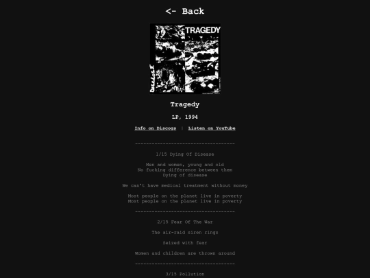 disclose/tragedy screenshot