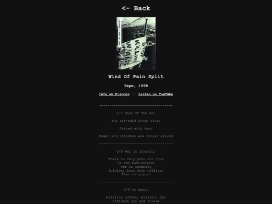 disclose/windofpainsplit screenshot
