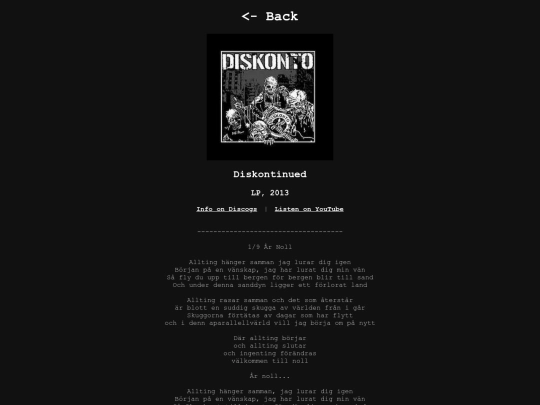 diskonto/diskontinued screenshot