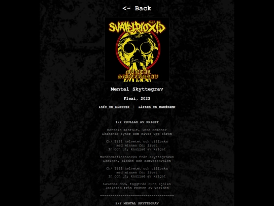 svaveldioxid/mentalskyttegrav screenshot
