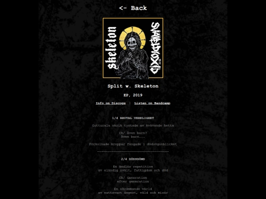 svaveldioxid/skeleton screenshot