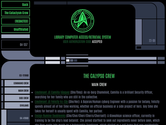 USSCalypso/MainCrew screenshot