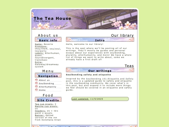 library screenshot
