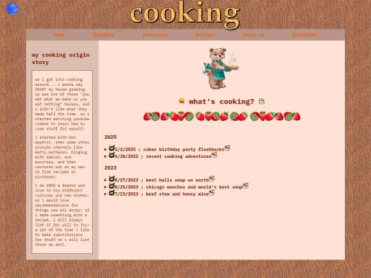 interests/cooking screenshot