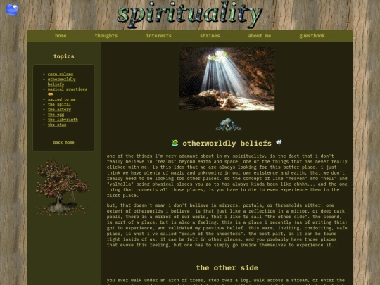 interests/otherworldly-beliefs screenshot