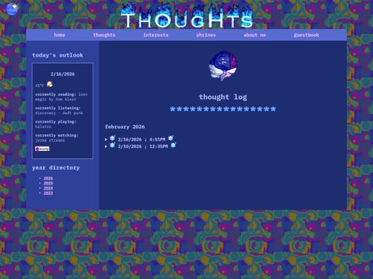 thoughts-2026 screenshot