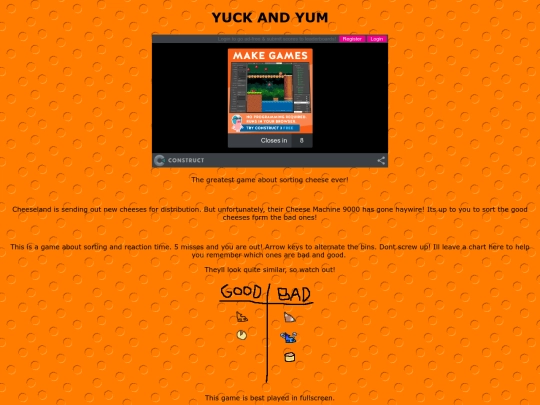 mpage/games/yuckandyum screenshot