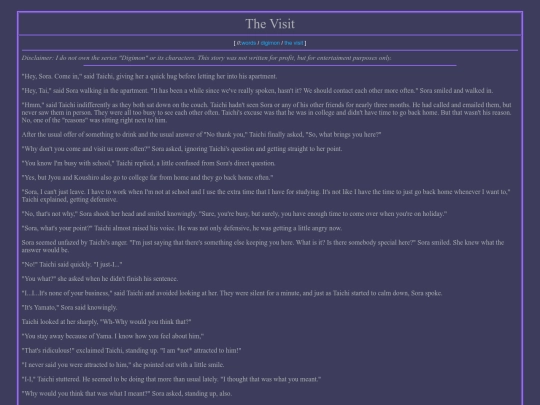 words/dthevisit screenshot