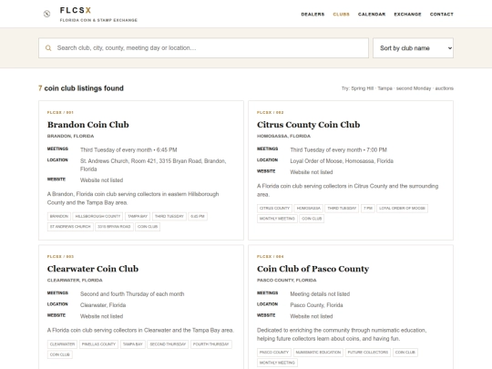 florida-coin-clubs screenshot
