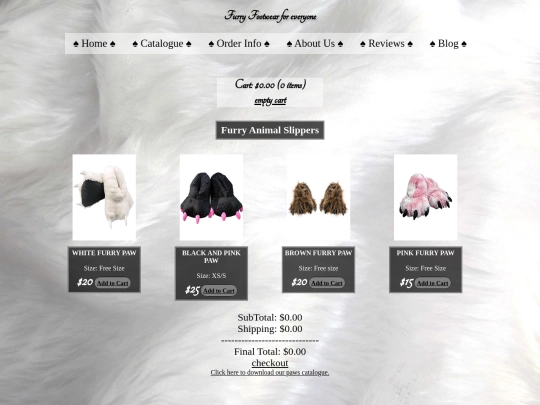 cataloguepaws screenshot
