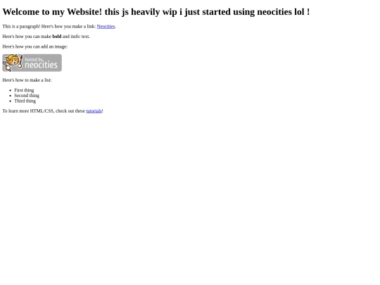 index screenshot
