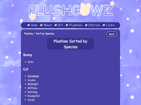 plushspecies screenshot