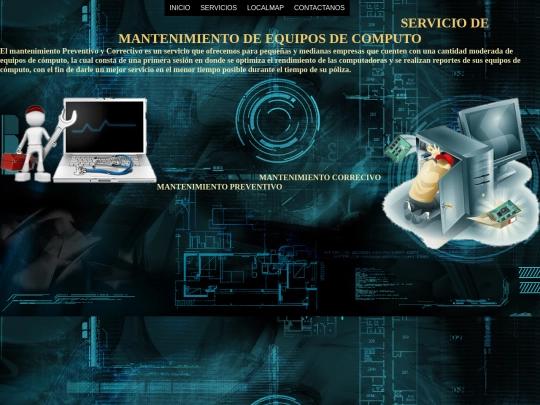 mantenimiento screenshot