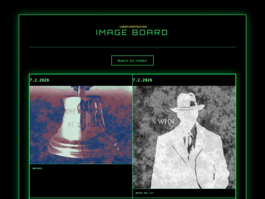 Blog/Imageboard screenshot
