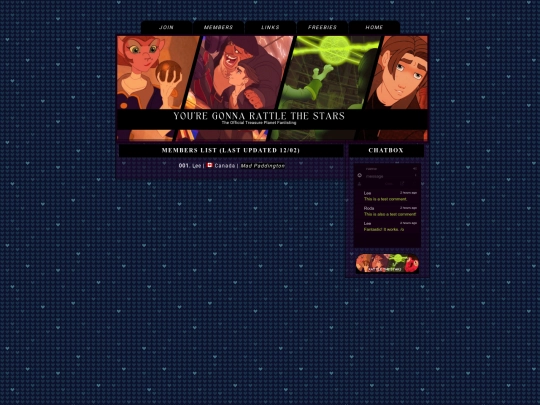 members screenshot