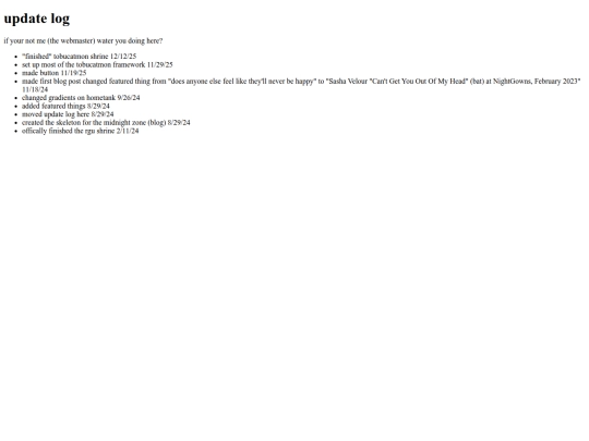 changelog screenshot