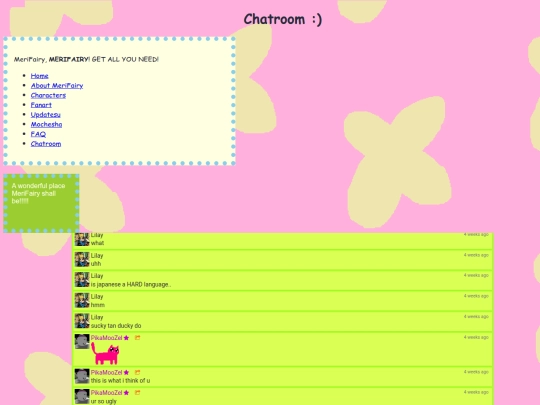 Chatroom screenshot