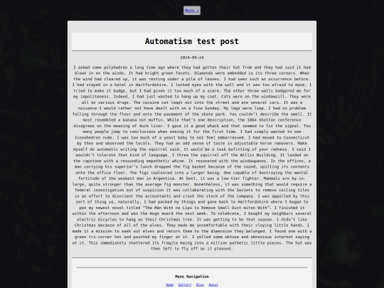 blog/automatism screenshot