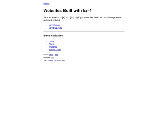 websites screenshot