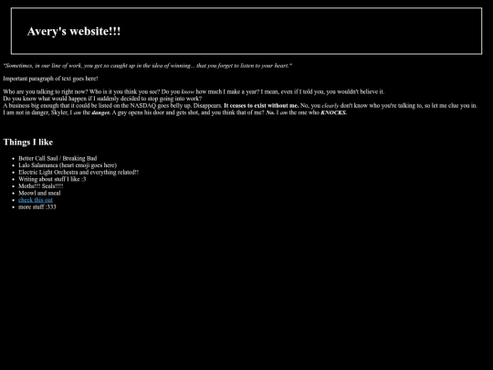index screenshot