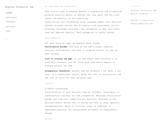 services screenshot