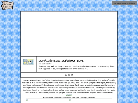 diary screenshot