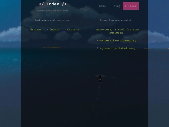 index screenshot
