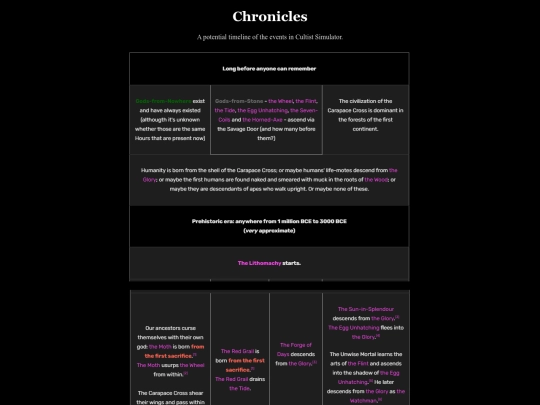 chronicles/timeline-pics screenshot