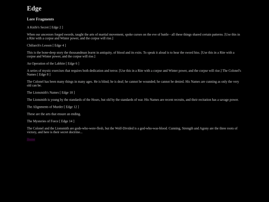 lorefragments/edge1 screenshot