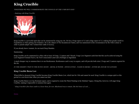 summons/kingcrucible1 screenshot