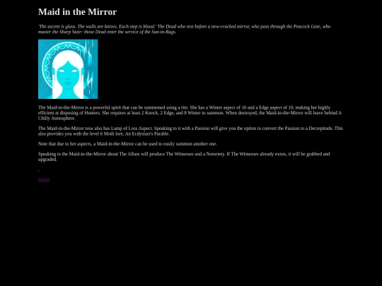 summons/maidinthemirror1 screenshot