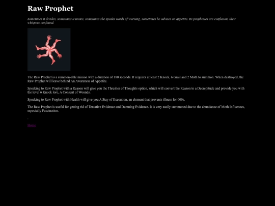 summons/rawprophet1 screenshot