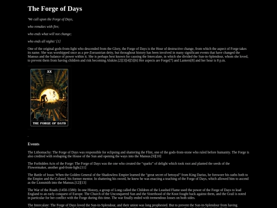 thehours/theforgeofdays screenshot