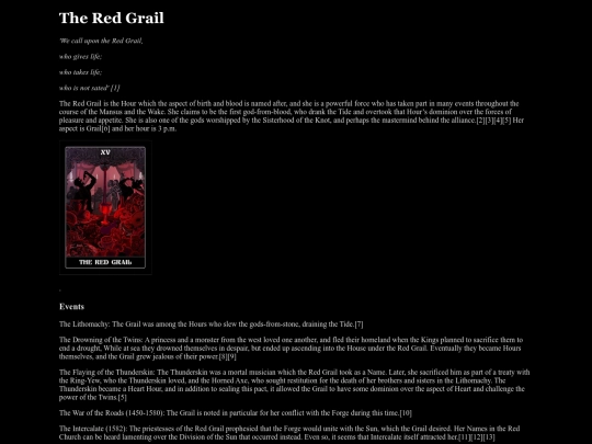 thehours/theredgrail screenshot