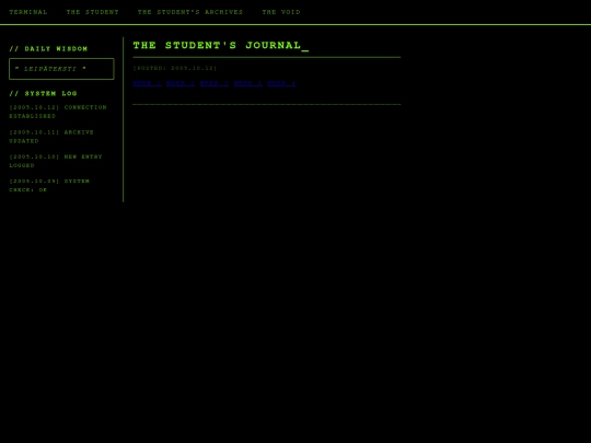 diaryindex screenshot