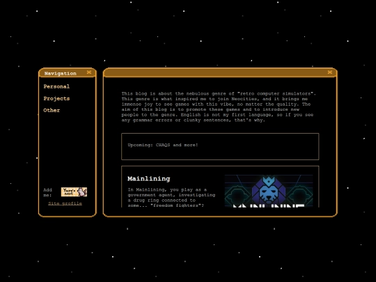 blog screenshot
