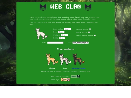 webclan screenshot